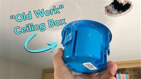 electrical code for ceiling mount electrical boxes|ceiling box for drywall only.